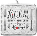 White Kitchen Dish Drying Mat 16x18 Inch Knife Fork Dish Drainer Rack Mats by Giwawa