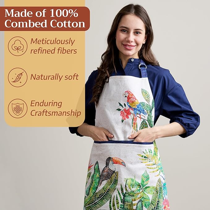 Maison d' Hermine 100% Cotton Apron - Image 4