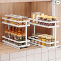 Mustorn 2 Pack Pull Out Spice Rack Organizer by MUSTORN