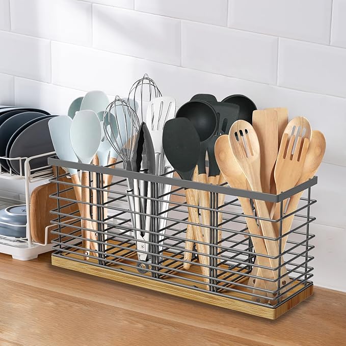 Suli Extra Large Kitchen Utensil Holder Countertop - Image 6