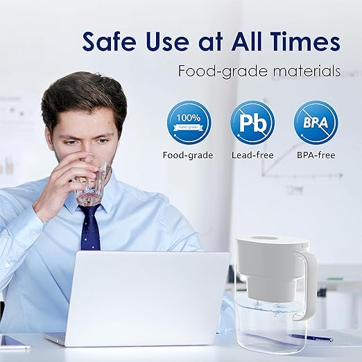 Waterdrop PT-07W Water Filter Pitcher, NSF Certified, 200-Gallon Long-Life - Image 8