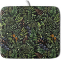 Black Sage Green Plant Dish Drying Mat by Anyako