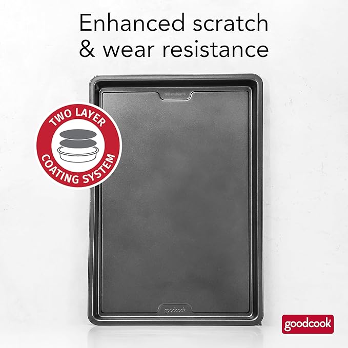 GoodCook PRO Large Baking Sheet Pan Nonstick Warp & Scratch-Resistant - Image 3
