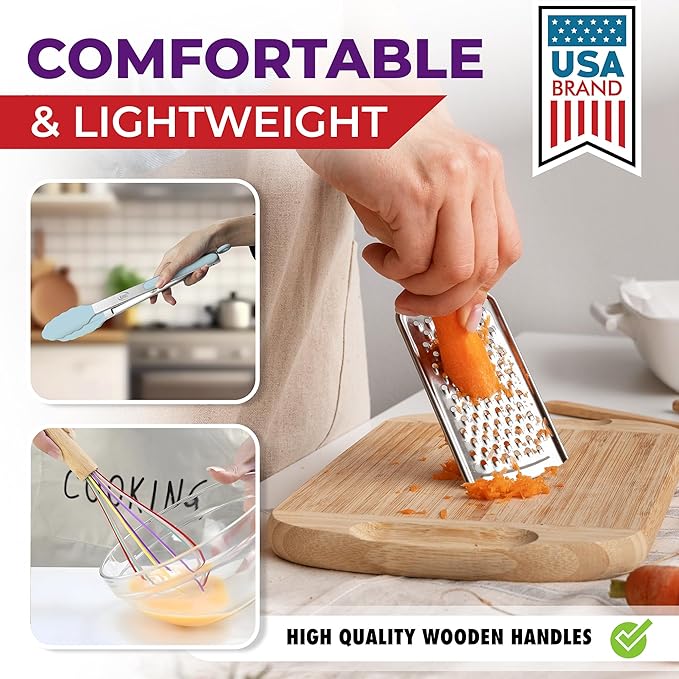 Kaluns 50 PCS Silicone Kitchen Utensils Set Complete Kitchen Set - Image 6