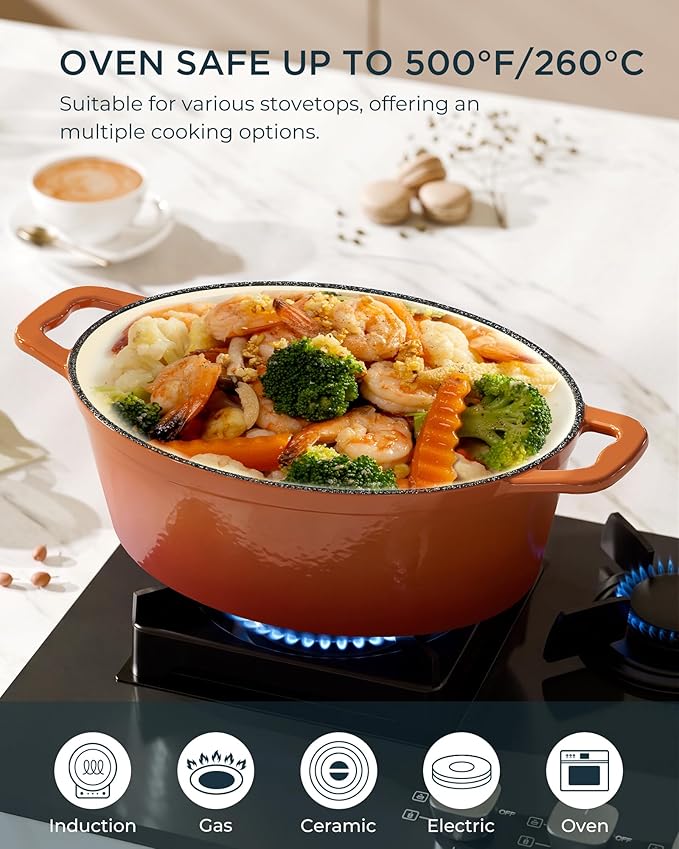Enameled Cast Iron Dutch Oven - Image 6