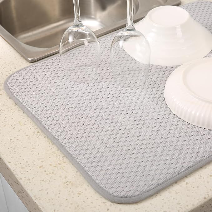 2 Pack Microfiber Dish Drying Mat - Image 9