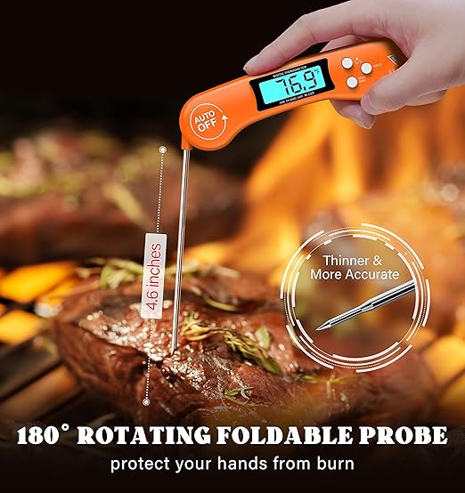 DOQAUS Digital Meat Thermometer, Instant Read Food Thermometer - Image 3