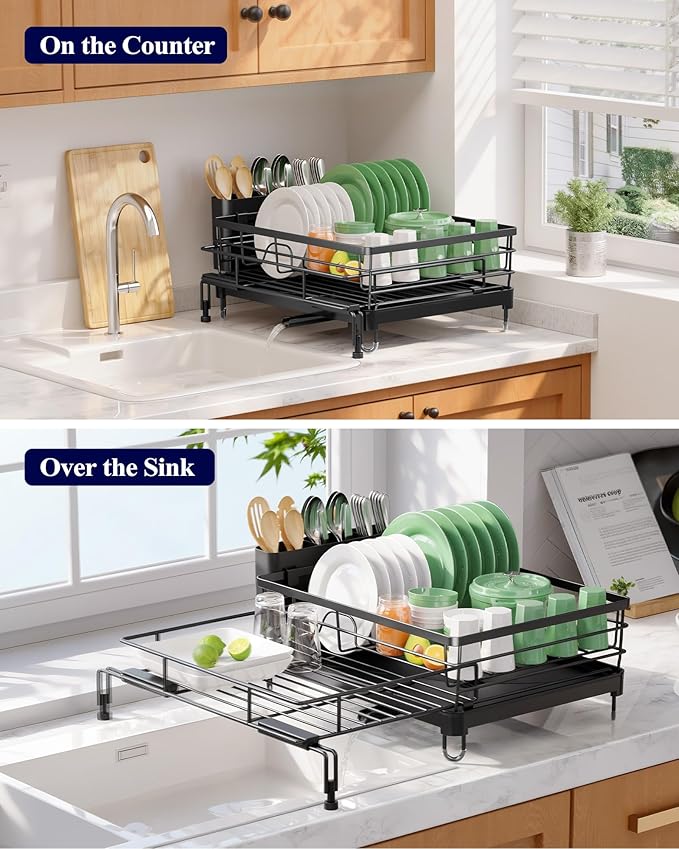 Kitsure Extendable Dish Drying Rack - Image 7