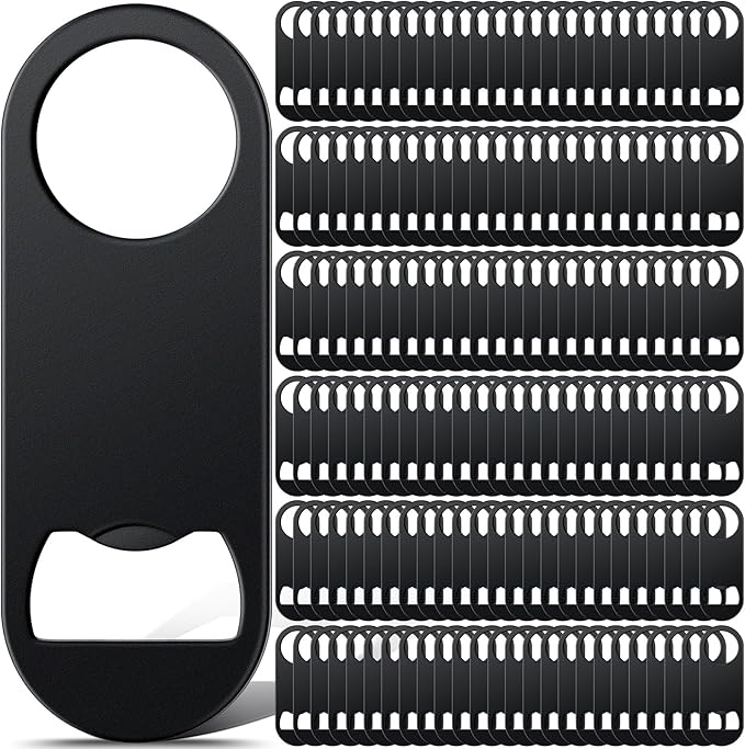 Remerry Bottle Openers Stainless Steel Flat Bottle Opener Bulk 3.4 x 1.3 Inches by Remerry