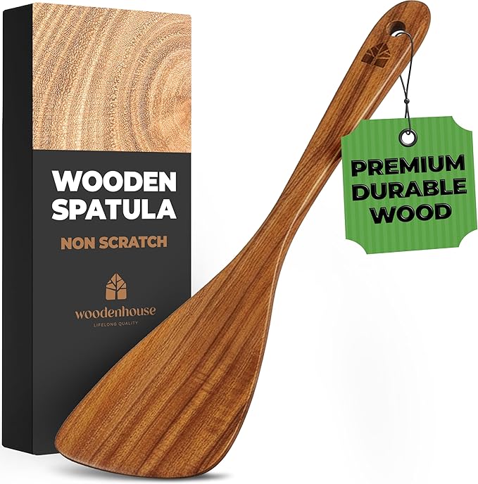 Wooden Spatula for Cooking, 12 Inch by Woodenhouse