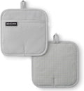 KITCHENAID Gourmet Series Gridlines Pot Holders 2-Pack Set, Heat Resistant up by KitchenAid