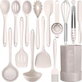 AOTHOD Silicone Cooking Utensils Set by Safeandsuitableforuse