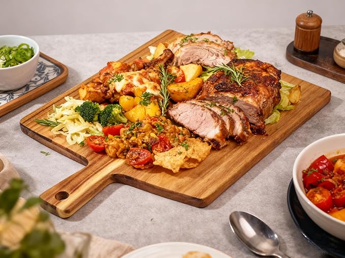 Large Acacia Wood Cutting Board - Image 10