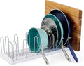 YouCopia StoreMore Expandable Pan and Lid Rack, 12.5"-22" Wide Adjustable Pan by YouCopia