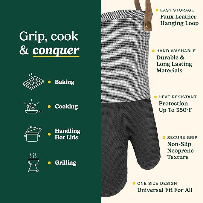 Cuisinart Kitchen Oven Mitts – Heat-Resistant Kitchen Mitts - Image 5