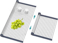 BBXTYLY Extra Large Expandable Roll Up Dish Drying Rack, Over The Sink Drying by BBXTYLY