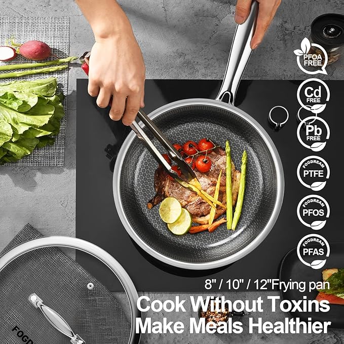 FogDream 8, Hybrid Nonstick Skillet - Image 4