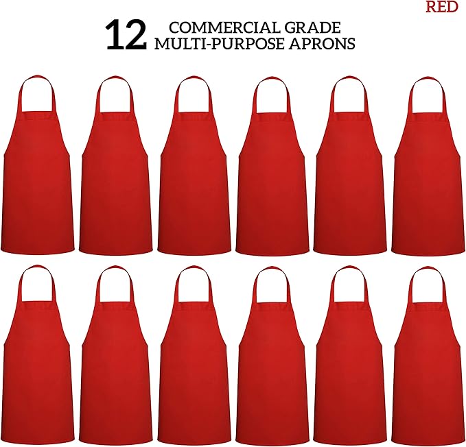 GREEN LIFESTYLE 12 Pack Bib Apron - Image 3