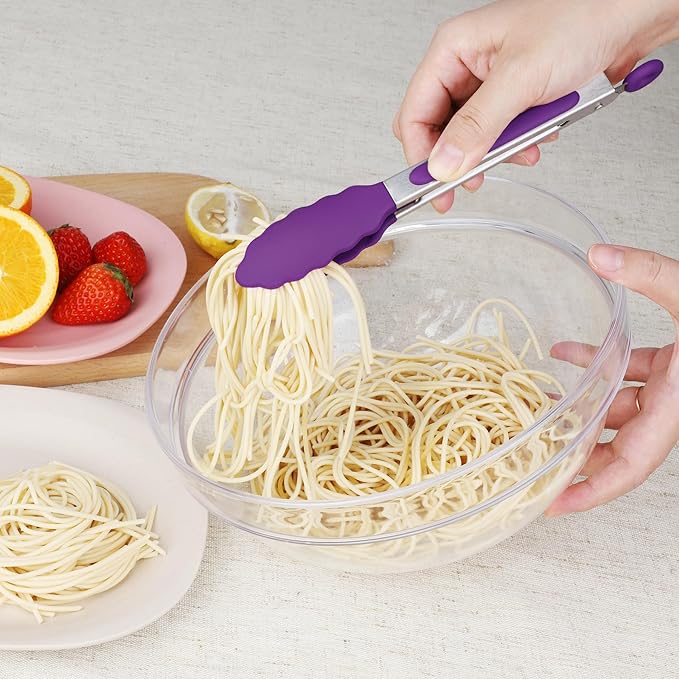 Hotec Mini Silicone Kitchen Tongs - Image 4