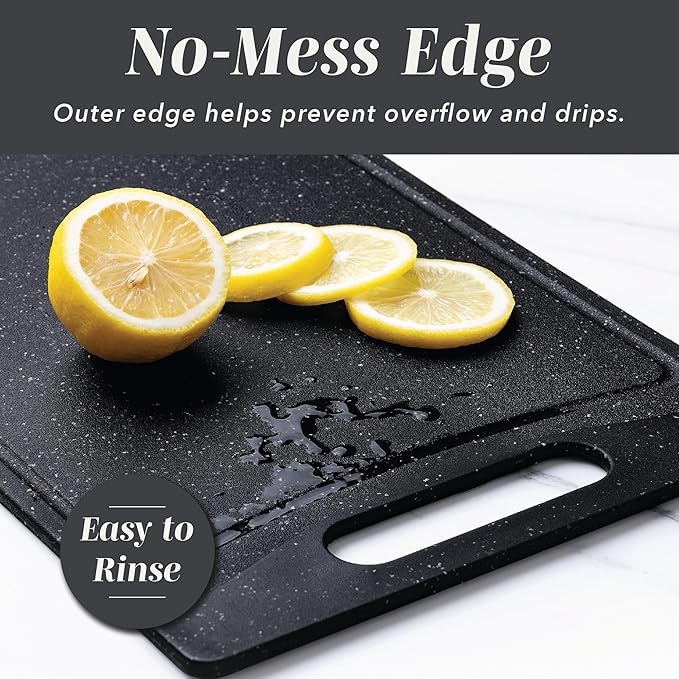 COOK WITH COLOR Non-Slip Cutting Board Set – Kitchen Essentials with Easy Grip - Image 4