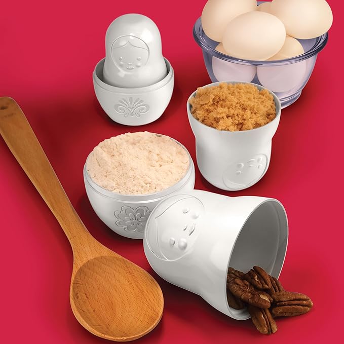 Genuine Fred M-CUPS Matryoshka Measuring Cups, Russian Doll Nesting Measuring - Image 6