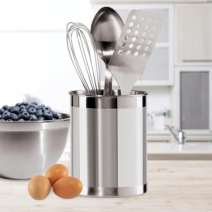 Oggi Stainless Steel Utensil Holder - Image 5