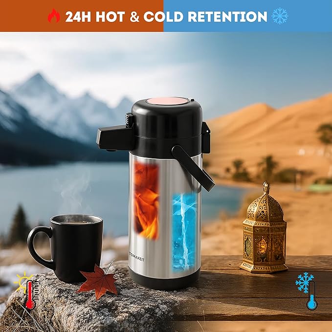 TOMAKEIT Airpot Coffee Dispenser - Image 2