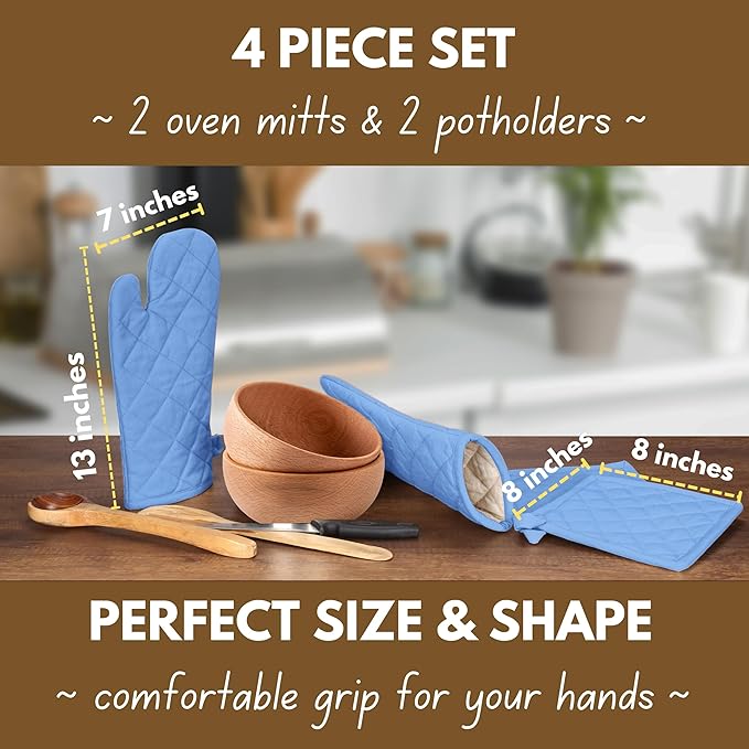 Native Fab Pot Holders and Oven Mitts Sets - Image 2