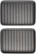 GoodCook Set of 2 Nonstick Steel 9" x 6" Toaster Oven Mini Baking Sheets by GoodCook