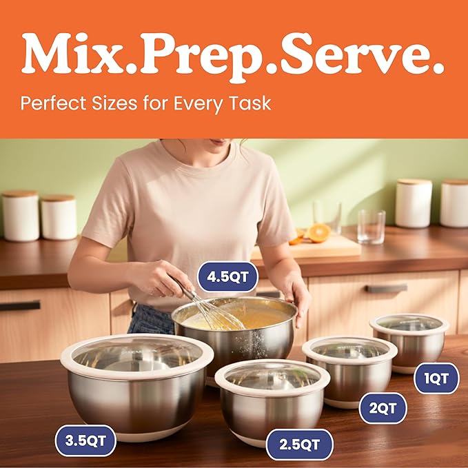 Ziruma Non-Toxic Mixing Bowls - Image 7