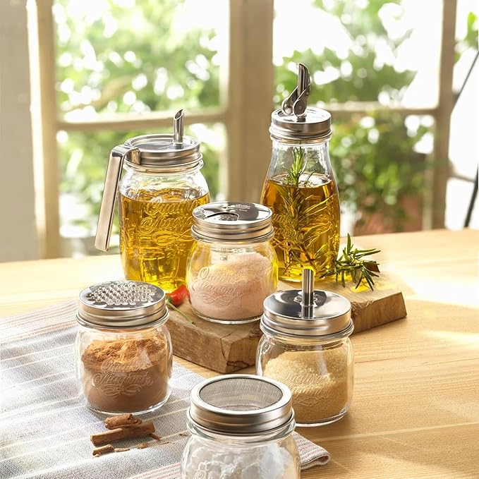 Bormioli Rocco Quattro Stagioni, 13.5 Oz Olive Oil Dispensers - Image 5