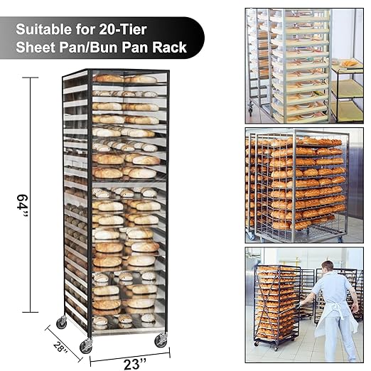 Commercial Bread Rack Cover Speed Rack Cover - Image 2