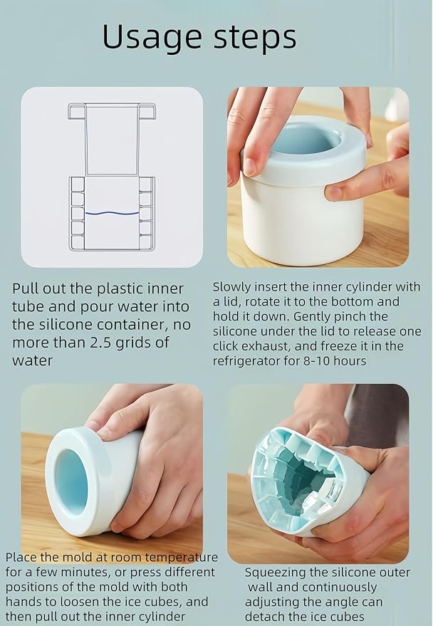 3D Upgraded Silicone Ice Cube Tray - Image 8