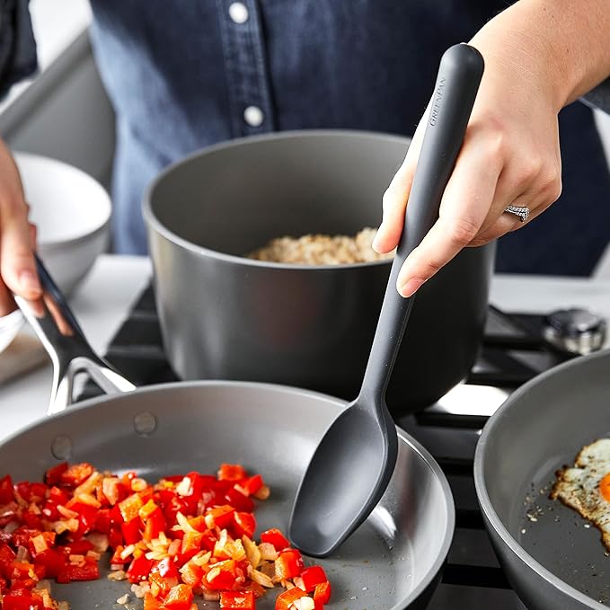 GreenPan Silicone Ultimate Spoon, Mixing Stirring Serving, Cooking Kitchen - Image 4