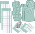 Oven Mitts Pot Holders Sets/Kitchen Towels and Dishcloths, Oven Gloves Kitchen by BSKSSK