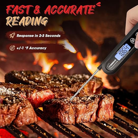 Meat Thermometer Digital, 3S Instant Read Food Thermometer - Image 3