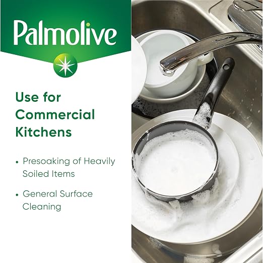 Palmolive Professional Liquid Dish Soap Refill, Original Scent, 145 fl oz | Cuts Grease, Dishwashing Detergent, Paraben-Free, Leaves Dishes Sparkling Clean, Tough on Grease, Soft on Hands
