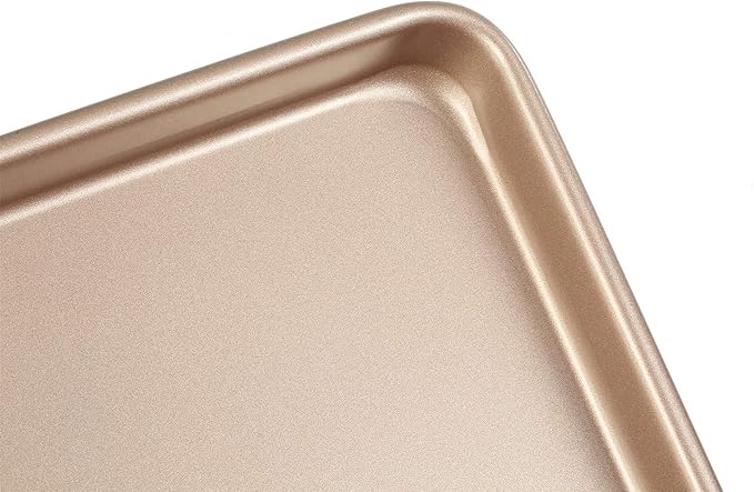 11 Inch Baking Sheets Pan Nonstick Set of 2, Walooza Cookie Sheet Replacement - Image 4