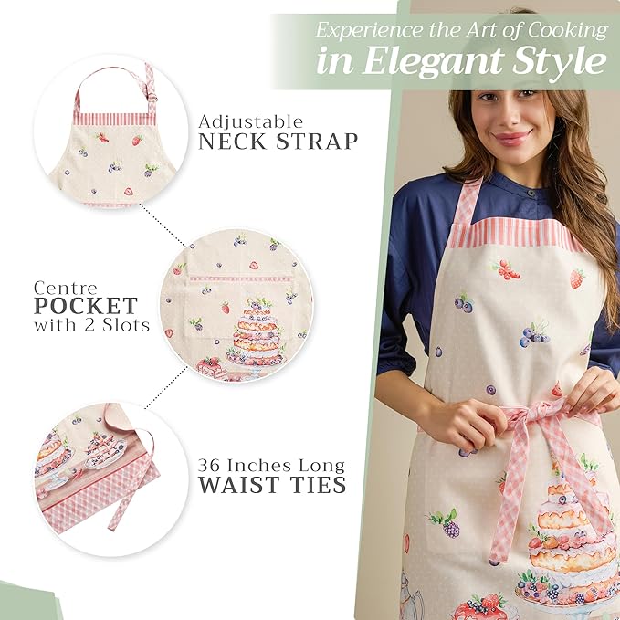 Maison d' Hermine 100% Cotton Apron - Image 5