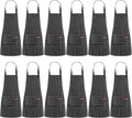 Handepo 12 Pcs Cotton Aprons for Women Men by Handepo