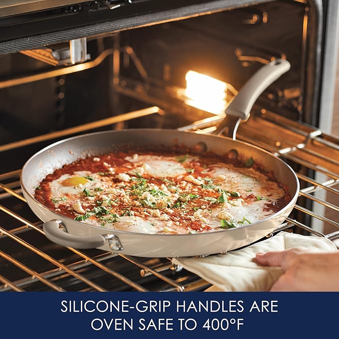 Rachael Ray Cook + Create Nonstick Frying Pan/Skillet - Image 6