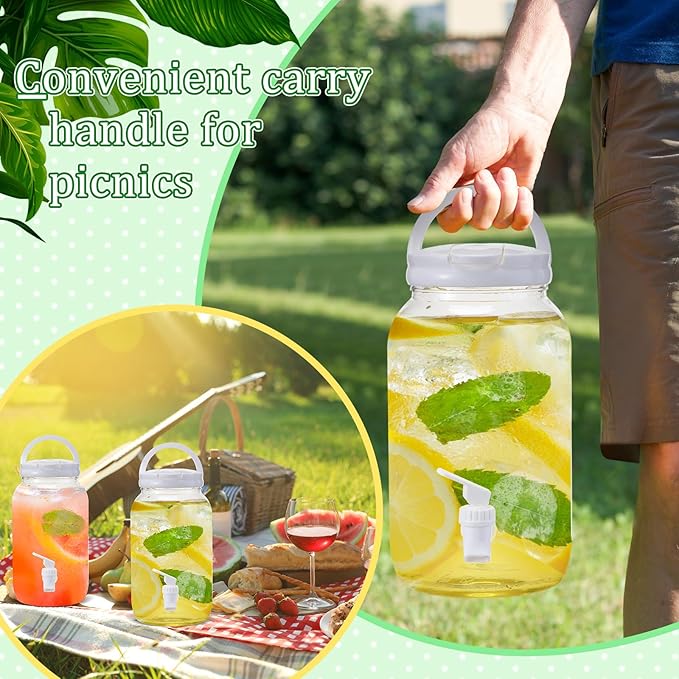 Tanlade 2 Pcs Plastic Drink Dispenser - Image 6