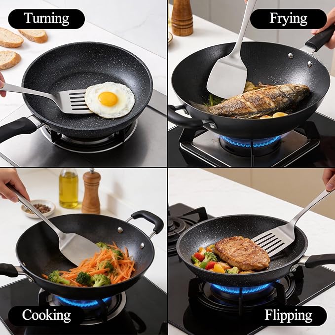ChefBee 2PCS Metal Spatula Set - Image 6