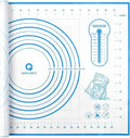 Silicone Pastry Mat with Measurement, Baking Mat by WelcometoQuellance
