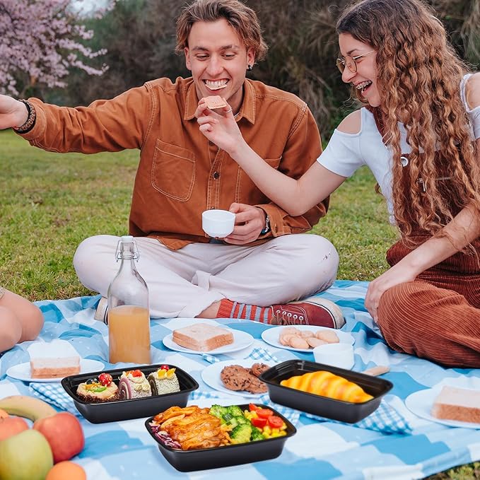 Glotoch 28oz Meal Prep Containers, 10 Pack Reusable Food Storage Containers - Image 8