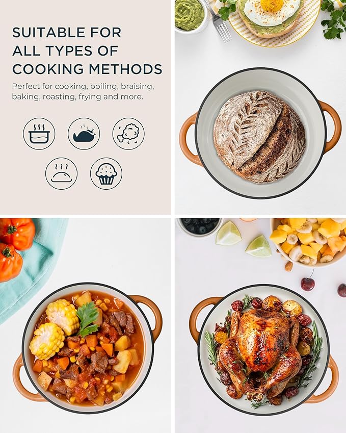 Enameled Cast Iron Dutch Oven - Image 4