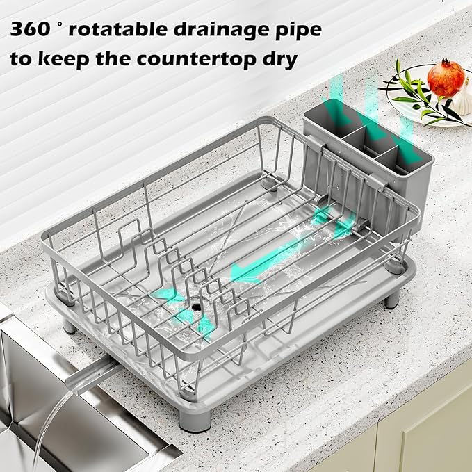 Small Dish Drying Rack, Space Saving Dish Racks - Image 2