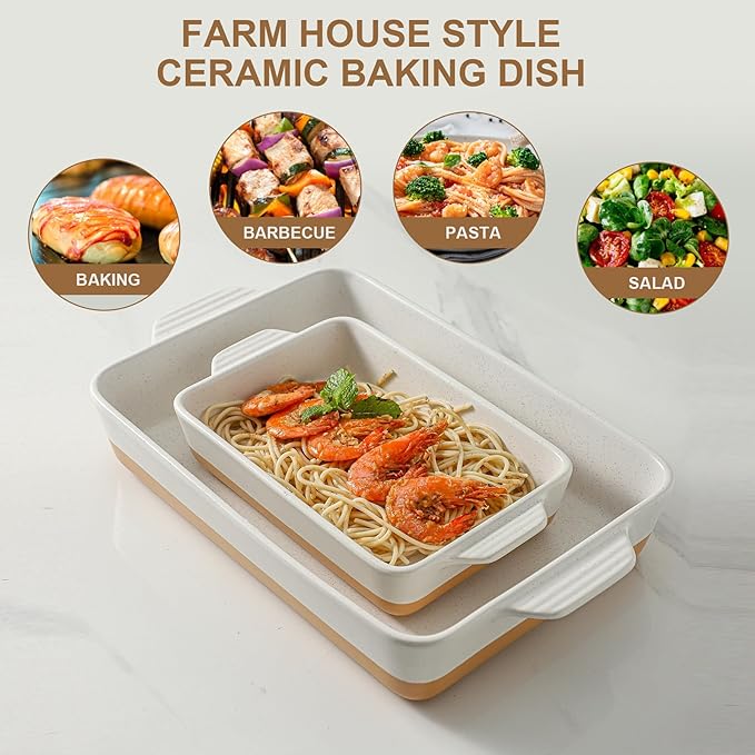 Ceramic Baking Casserole Dish - Image 2