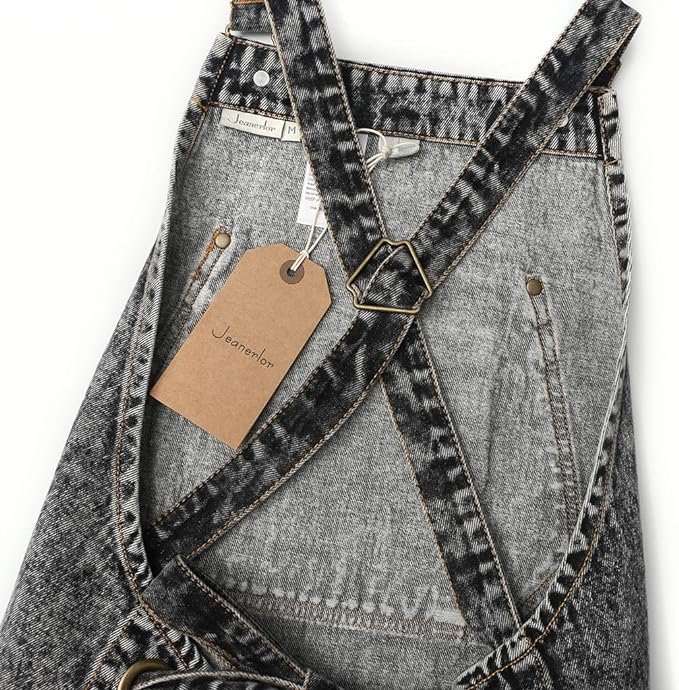 Jeanerlor - Cotton Denim Shop Black Tool Aprons - Jean Work Aprons - Image 6