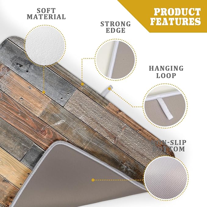 Giwawa Wood Grain Dish Drying Mat - Image 4